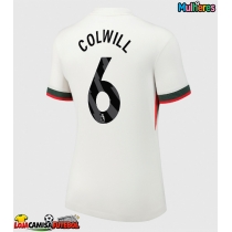 Camisa de Futebol Chelsea Levi Colwill #6 Equipamento Secundário Mulheres 2025-26 Manga Curta